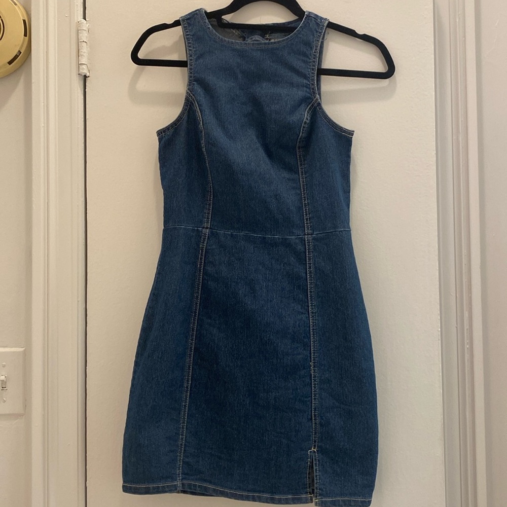 Bodycon denim dress